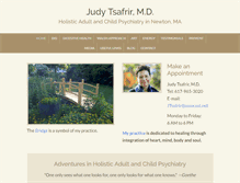 Tablet Screenshot of judytsafrirmd.com